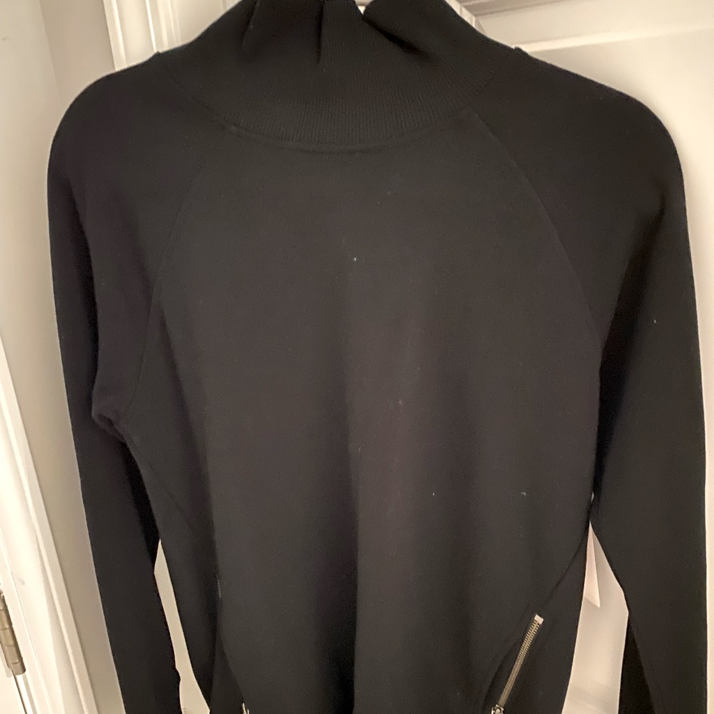 Athleta Cozy Karma Side Zip Funnel Neck Sweatshirt